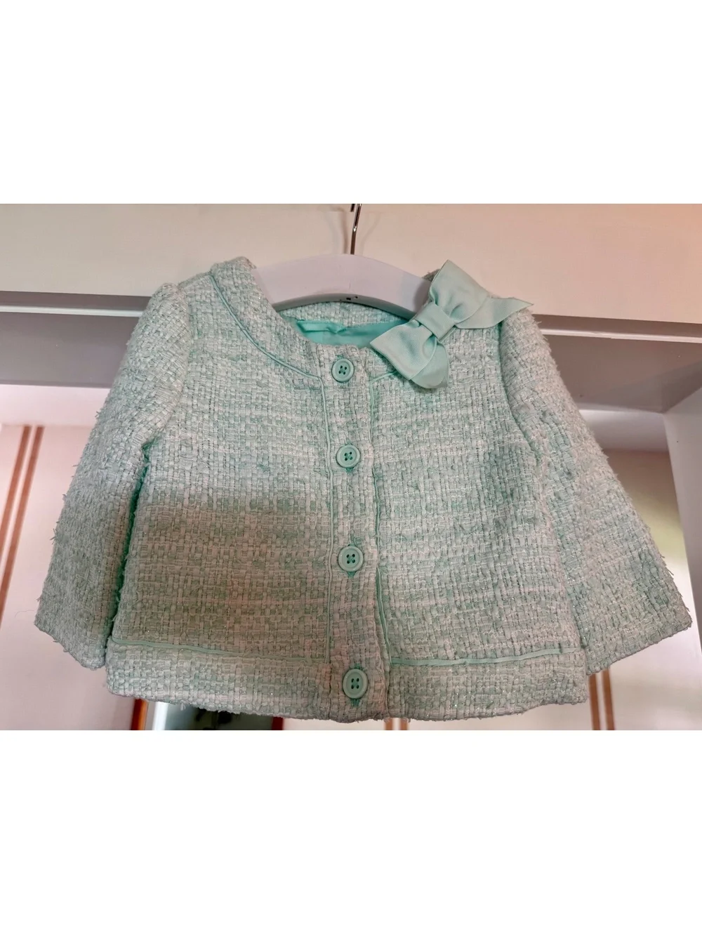 Janie and Jack Boucle Jacket and Shorts Sz 2T EUC